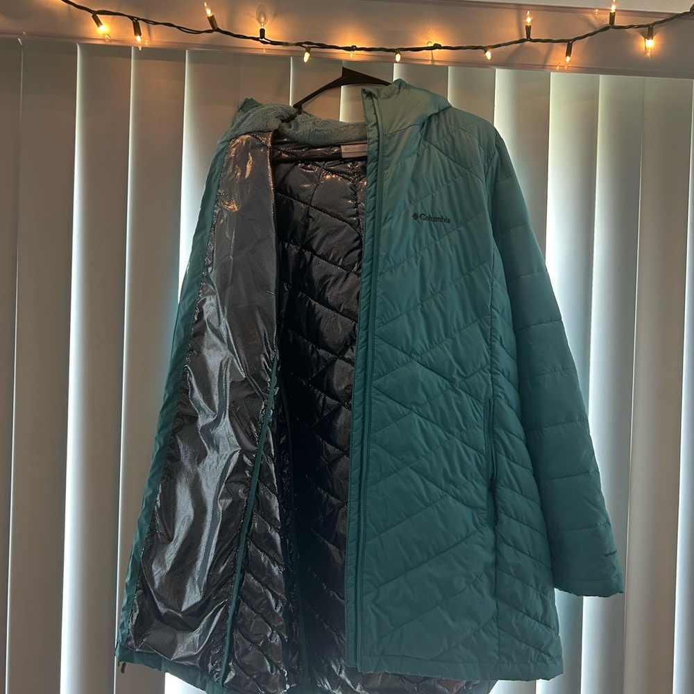 Columbia Women's Teal Hooded Jacket